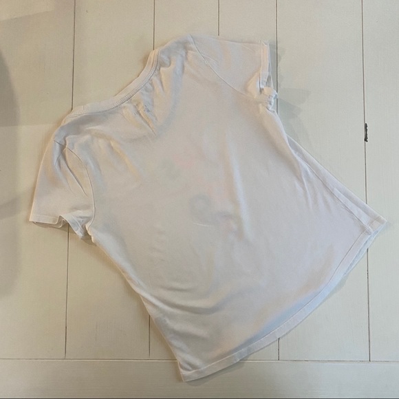 Nike T-Shirt Short Sleeve White Size Girls Large - Picture 6 of 6